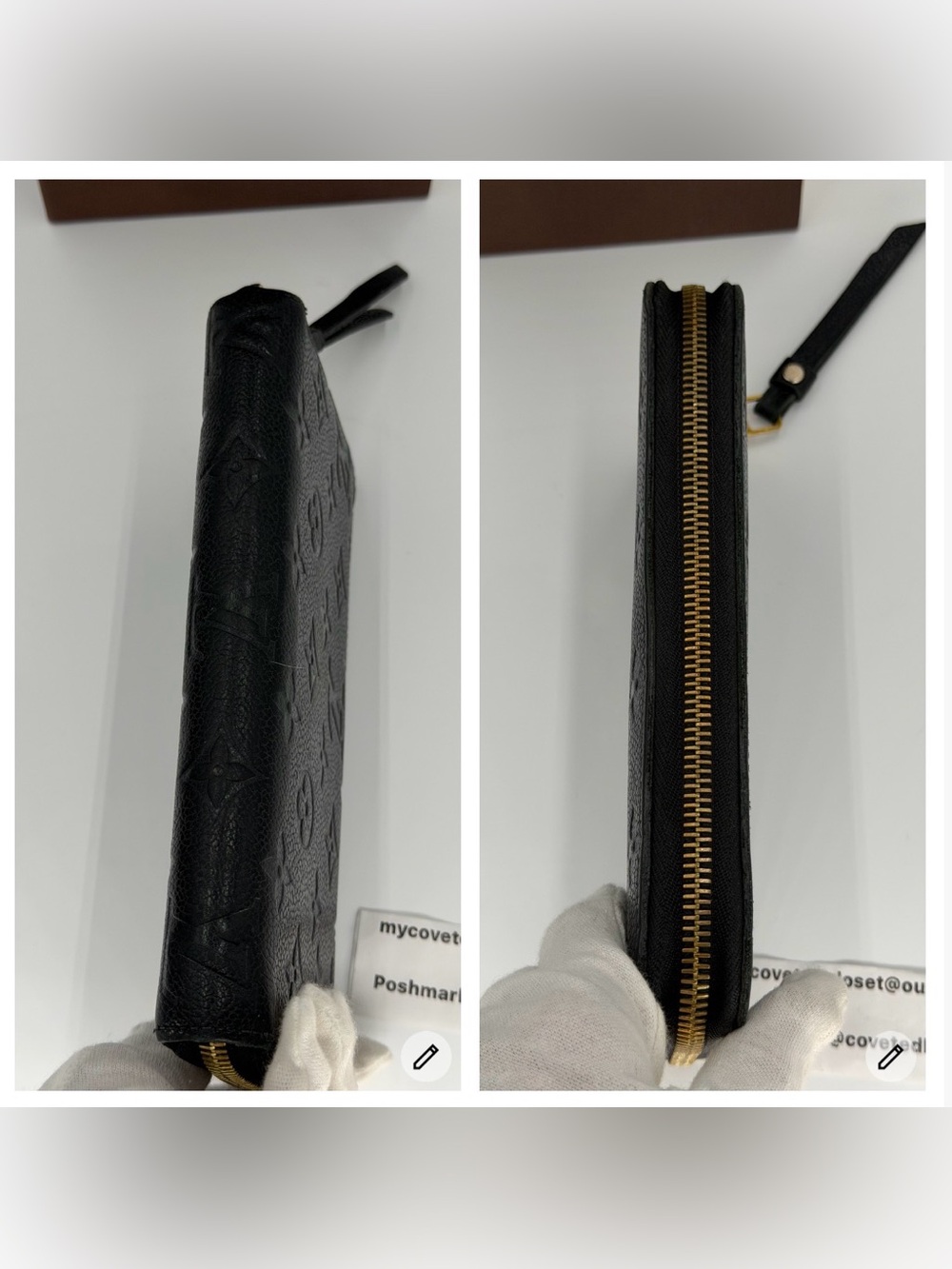 LV Black Empriente Monogram Zippy Walletđź–¤ - Picture 7 of 10